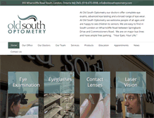 Tablet Screenshot of oldsouthoptometry.com